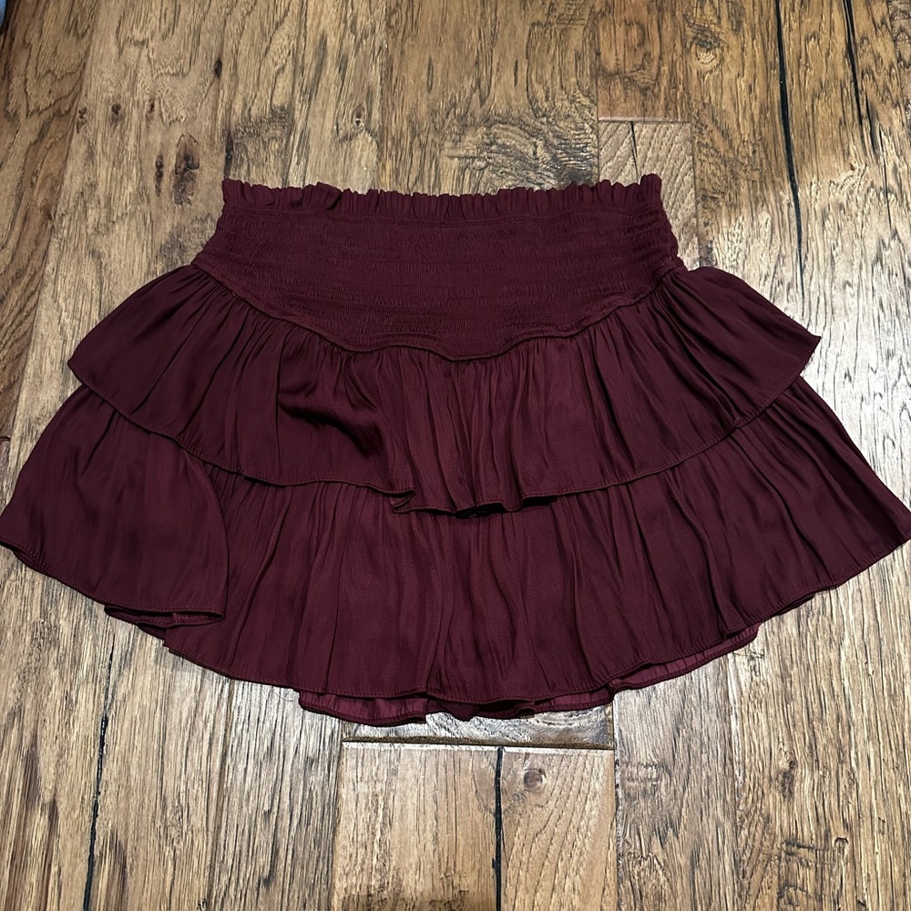 Mustard Seed Maroon Skort size M